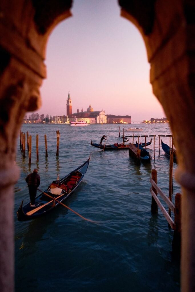 View of Ocean in Venice Italy