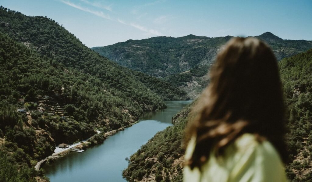 Woman in the Douro Valley