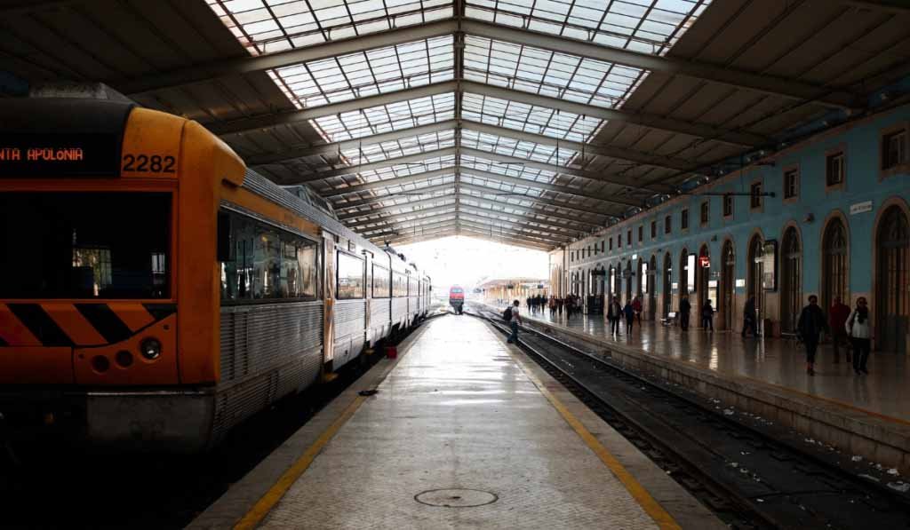 Santa Apolonia Train Station in Lisbon