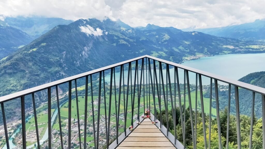 View From Interlaken Switzerland