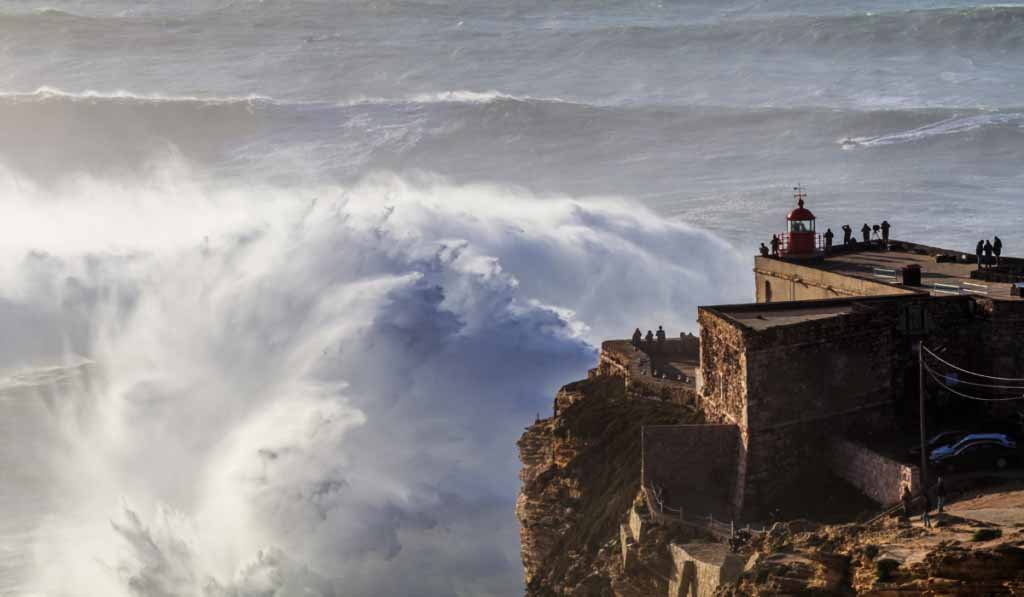 Waves in Nazare Portugal